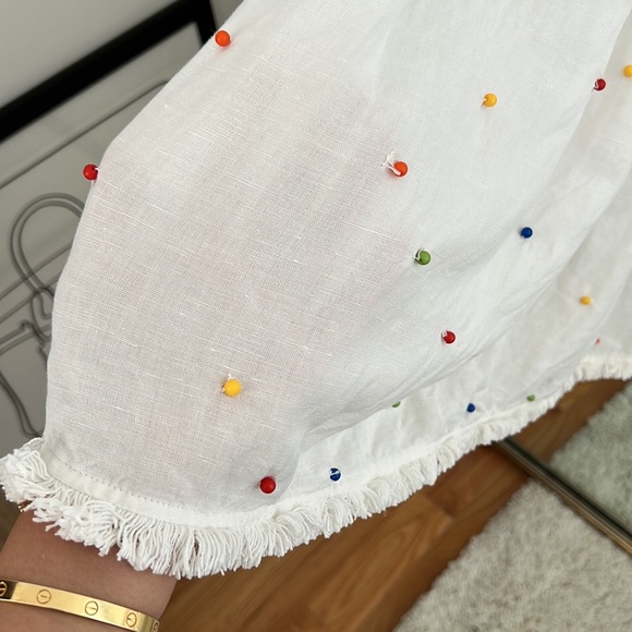 Farm Rio Embroidered Dot Dress - Picture 4 of 13